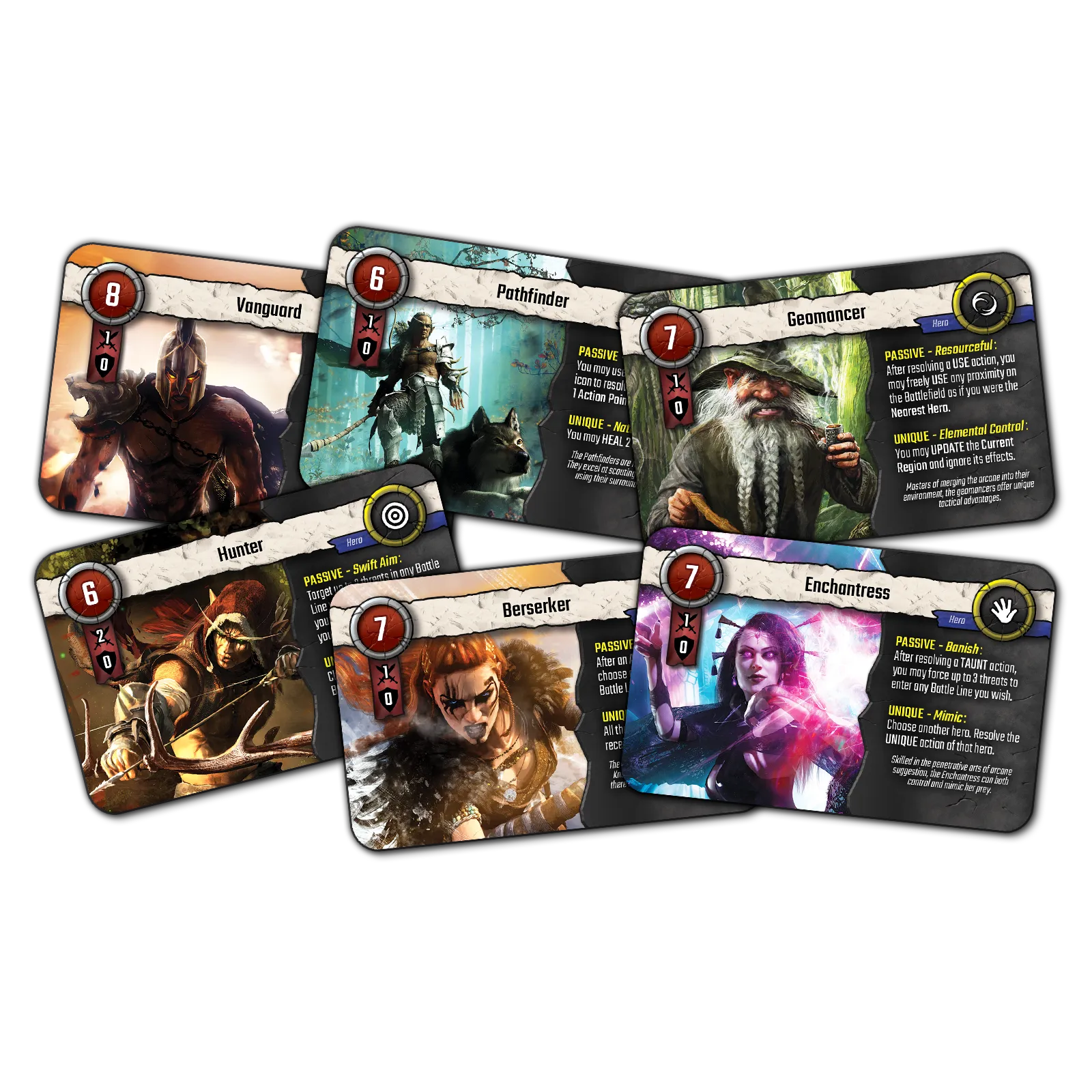 Epic Expansion - 6 Hero Cards